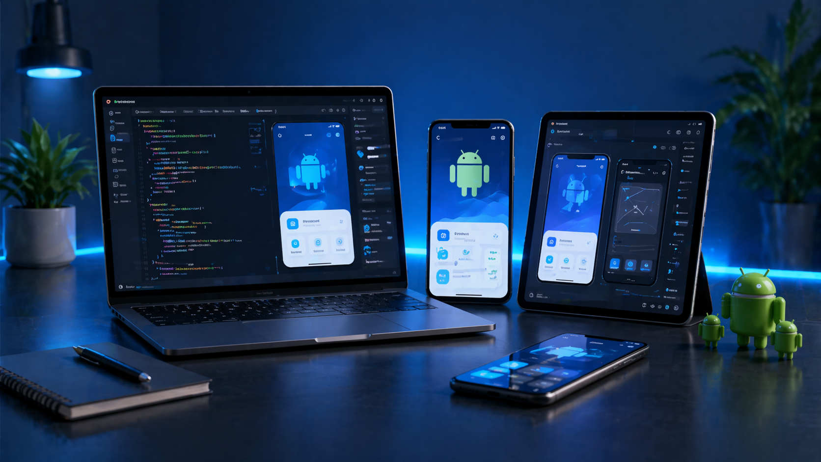 Mobile app development company in Noida creating Android and iOS apps