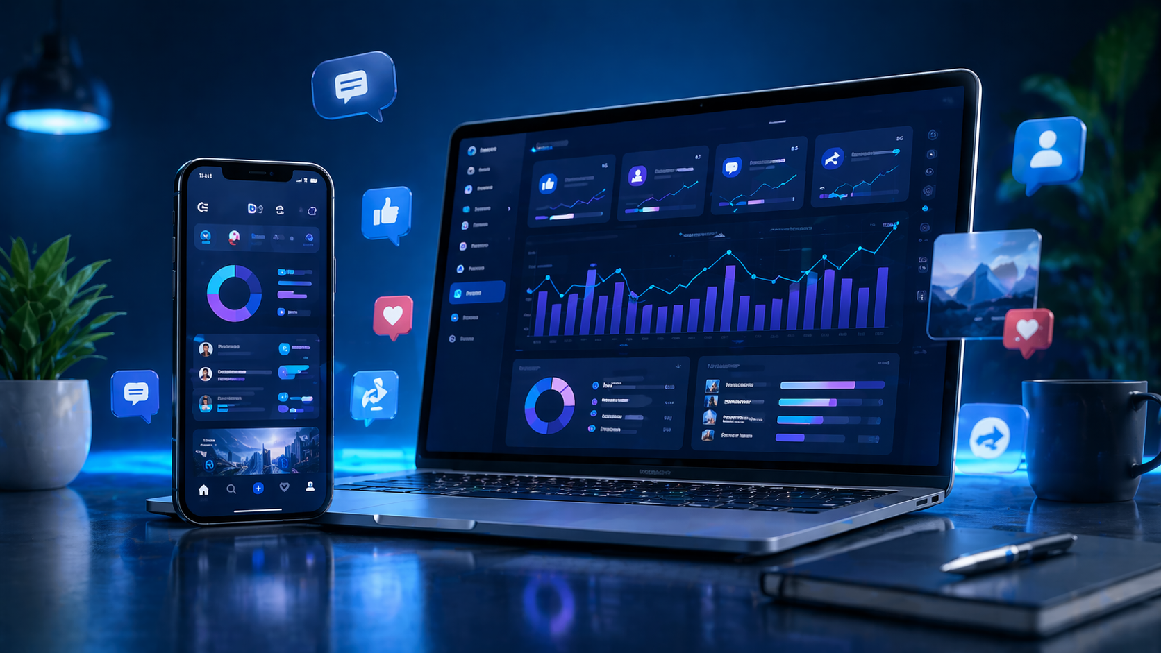 SEO-friendly website development with analytics and ranking structure