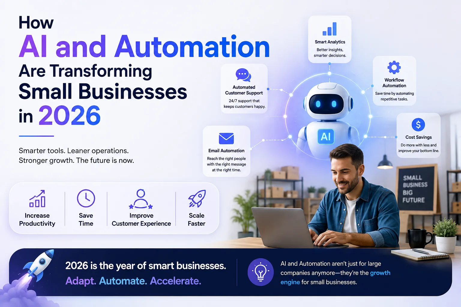 How AI and Automation Are Transforming Small Businesses in 2026